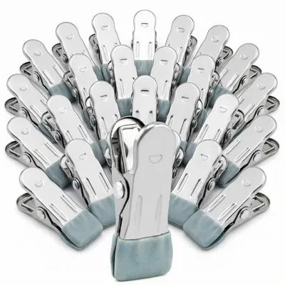 Set von 30 Edelstahl Wäscheklammern, Ansicht 2 von 10