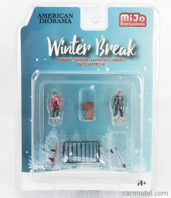Productafbeelding van American Diorama AD76462 Figuurset: Wintervakantie