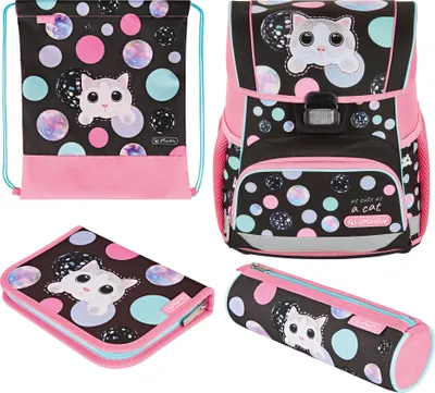 Produktbild von herlitz 50043088 Satchel Loop Plus "Cute Cat"