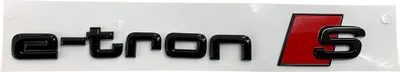 Obrázok produktu pre Originálny emblém Audi e-tron S Black Edition Nápisy Logo emblém v čiernej farbe