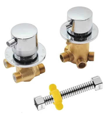 Thermostatische Duscharmatur 2/3/4 Ausgänge G1/2" Chrom