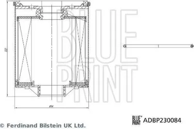 Produktbild von Kraftstofffilter BLUE PRINT ADBP230084 passend für MERCEDES-BENZ SPRINTER 3-t Kasten (903) Anschraubfilter