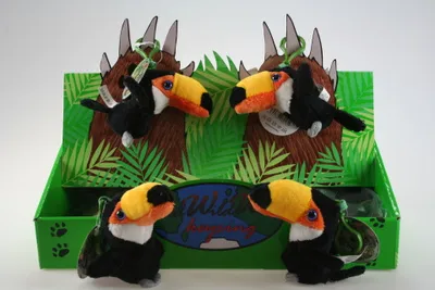 Image de Porte-clés en peluche Tukan