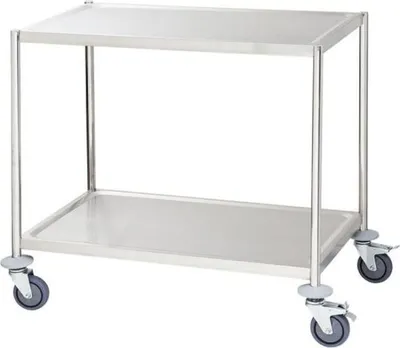 Produktbild von Servierwagen Mit Zwei Borden A´ 800X500 Mm, Ohne Griff