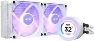 Produktbild von NZXT Kraken Elite 240 RGB - kvapalinový chladič typu všetko v jednom - 12 cm - 78,86 cfm - biely