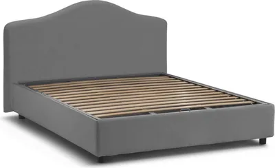 Produktbild von Doppelbett Isotta, Containerbett mit Stoffbespannung, 100%  Italy, Frontöffnung, passend für Matratze Cm 160x200, Grau