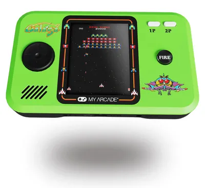 Obrázok produktu pre My Arcade GALAGA Pocket Player Pro, Viacfarebný, D-pad, 6,98 cm (2.75"), 3,5 mm, USB/batéria, AA