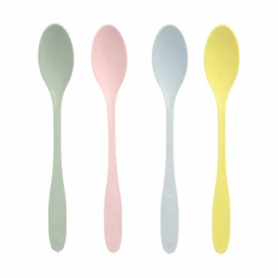 Produktbild von 100x Sorbetlöffel Mehrweg spülmaschinengeeignet stabil 17,5cm Pastelfarben