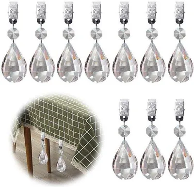 Produktbild von Metall-Clips-Set für Picknicktafel, 10-teilig, schwer