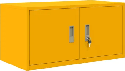 Produktbild von vidaXL Aufbewahrungsschrank Senfgelb 80 x 40 x 40 cm Stahl