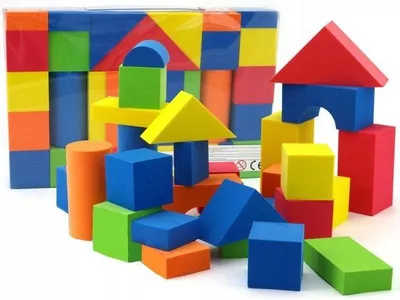 Produktbild von Mega Creative Schaumstoff-Bausteine 65 Teile
