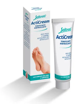 Produktbild von SALTRATI ACTICREAM: Tonisierende und erfrischende Fuß- und Beinpflege, 100 ml