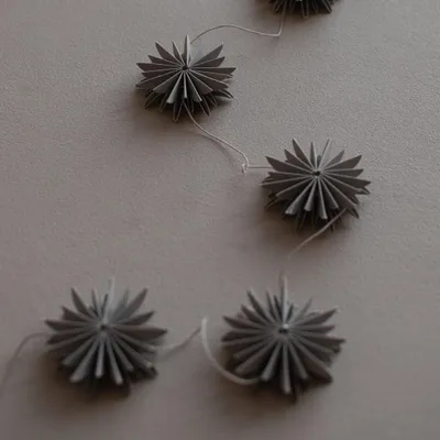 Produktbild von Papiergirlande Flake Schneeflocken - mole