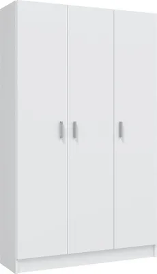 Produktbild von Mehrzweckschrank >Multipurpose< in Weiß - 109x180x37 (BxHxT)