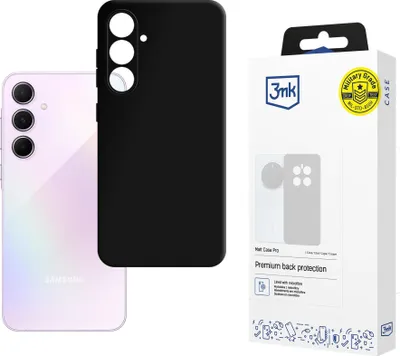 Produktbild von 3mk Schutzhülle Matt Case Cover für Samsung Galaxy A55 5G  schwarz  Backcover