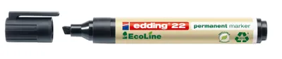 Image de Edding 4-22001 Marqueur permanent EcoLine 1 - 5 mm, noir, rechargeable