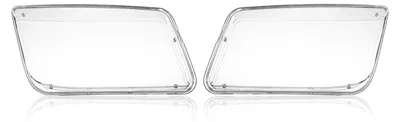 Image de Jeu de 2 caches de phares en plastique transparent de rechange pour VW MK4 (1998-2004)