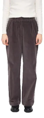 Produktbild von MAZINE Women Hose Cord Pleated Corduroy eggplant L