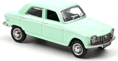 Produktbild von Norev 472416 Peugeot 204 hellgrün 1966 Maßstab 1:87 Modellauto