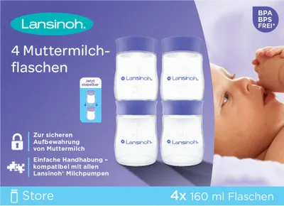 Produktbild von Pojemniki do przechowywania mleka matki 4 szt