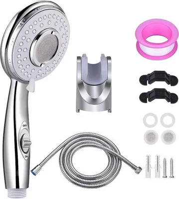 Productafbeelding van Famanu handdouche - Multifunctioneel - Hoge druk - RVS - Wellness
