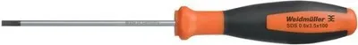 Productafbeelding van Weidmüller schroevendraaier, sleufkop, SDS, 0,6 x 3 mm.