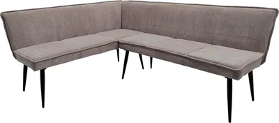 Produktbild von Eckbank 154 x 195 cm Mesilla Braun kurzer Schenkel links