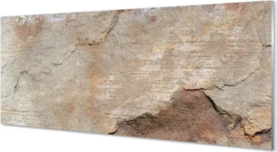 Produktbild von Glasbilder 125x50 Wandkunst Marmorsteinmauer