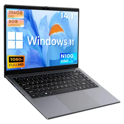 Obrázek produktu pro Notebook CHUWI GemiBook XPro - Procesorom Intel N100 Displej 14.1" Windows 11 8+256GB Batéria 5000mAh - Sivá