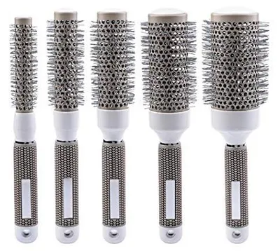 Produktbild von Rundbürste Für Föhn 5 Stück, Volumen-Styling Mit Keramikbeschichtung Und Nano-Ionen, Für Alle Haartypen