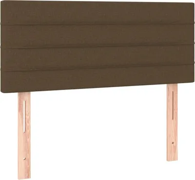Immagine prodotto di vidaXL Testiera marrone scuro 80x5x78/88 cm Tessuto