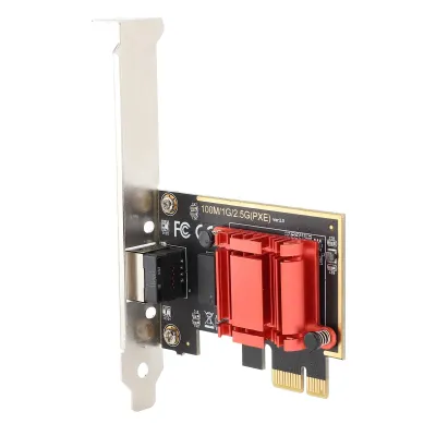 Immagine prodotto di Scheda di rete Ethernet PCI Express da 2,5 Gigabit (scheda di rete PCIe, 10/100/1000/25000 Mbit/s, scheda di rete RJ45)