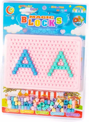 Produktbild von Mosaik Steckspiel Kreatives Puzzle Bunte Steine Lernspielzeug Kinder Entwicklung