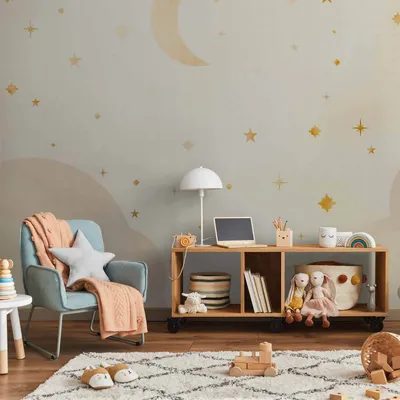 Produktbild von Selbstklebende Folie Fototapete - Starry Night 147x105 cm Für Kinder e-A-10134-a-a