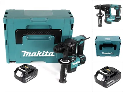 Zdjęcie produktu dla Makita DHR 171 G1J Akumulatorowa młotowiertarka 18V 1.2J bezszczotkowa SDS Plus + 1x akumulator 6.0Ah + Makpac - bez ładowarki