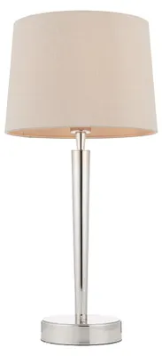 Immagine prodotto di Lampada da tavolo SYON in nichel 1xE14x15W in metallo, dimensioni: 51,5x25x25 cm, IP20, Endon