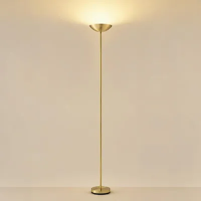 Zdjęcie produktu dla Home Sweet Home Easy 180 LED Vloerlamp - Modern Brons - 28x28x180 cm