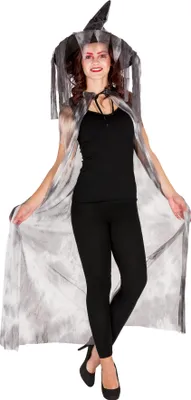 Produktbild von dressforfun® Hexen Umhang mit Spitzhut