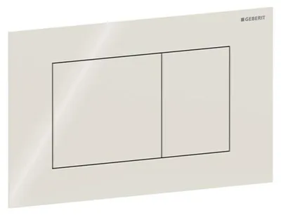 Produktbild von Geberit Sigma 40 Square Betätigungsplatte 115629JL1 Square, sandgrau, für 2-Mengen-Spülung, Round
