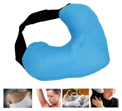 Produktbild von Mastektomiekissen zur Druckentlastung, weich und atmungsaktiv, geeignet für die Erholung (blau)