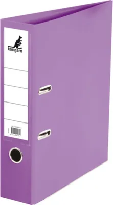 Produktbild von Kangaro-Ordner A4 2-Ring 75mm violett