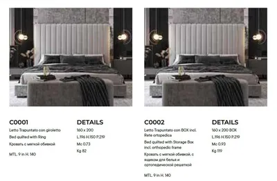 Produktbild von Bett Möbel Gtau Schlafzimmer Möbel Design Betten Luxus Möbel Modern Holz Neu