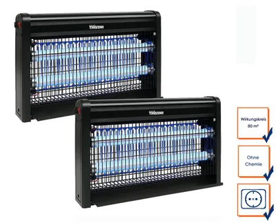 Produktbild von 2er SET UV Lampen Insektenvernichter, Insektenlampen & Mückenschutz ohne Chemie