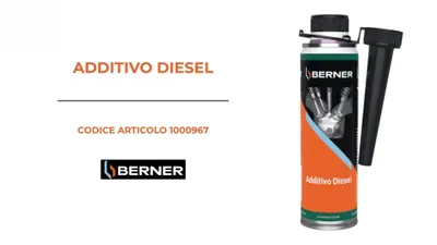 Immagine prodotto di Berner Additivo Diesel latta pulisce e protegge il sistema diesel, ottimizza le prestazioni del motore 300ml