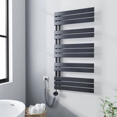 Produktbild von Heilmetz Heizkörper Elektrisch , Badheizkörper Anthrazit 120x60cm Handtuchtrockner Bad Handtuchwärmer und Heizung