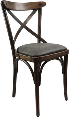 Image de Chaise de restaurant en Bois,Simili cuir,Suedine Bois pour Interieur