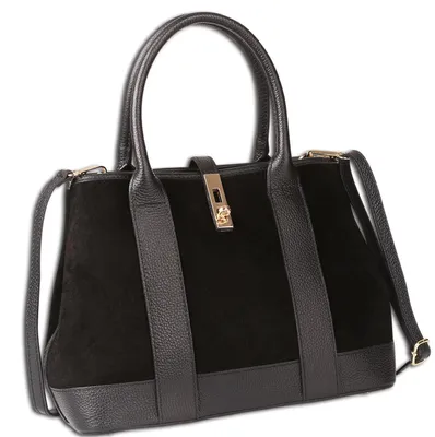 Produktbild von Toscanto Handbags Schultertasche schwarz Leder OTT186SS1