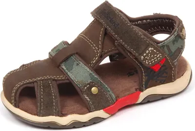 Produktbild von E6304 Sandale Baby braun/grün TIMBERLAND Schuhe Riemenschuh Baby Junge