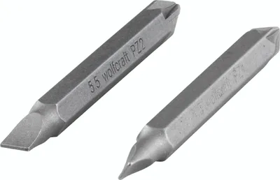 Produktbild von wolfcraft 2 Doppelbits Solid - 2408000