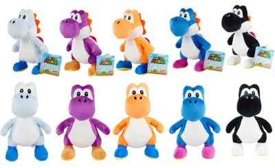 Image de Simba Toys, peluche SuMa Yoshi, multicolore, 20 cm, assortiment de 5 modèles.